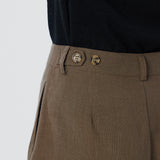 Adjustable Waist Shorts - Dark Olive