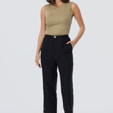Drawstring Top - Dusty Olive