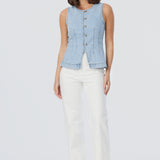 Denim Vest - Light Blue Wash