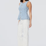 Denim Vest - Light Blue Wash
