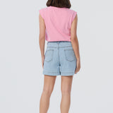 Denim Patch Pocket Shorts - Light Blue Wash