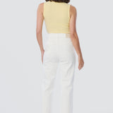 Signature Straight Leg Jeans - White