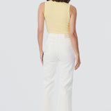 Signature Straight Leg Jeans - White