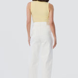 Signature Barrel Leg Jeans - White
