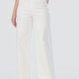 Signature Wide Leg Jeans - White