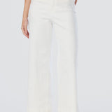 Signature Wide Leg Jeans - White