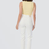 Signature Slim Leg Jeans - White