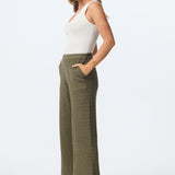 Textured Knit Pant - Khaki