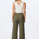 Textured Knit Pant - Khaki
