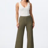 Textured Knit Pant - Khaki