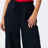 Paperbag Wide Leg Pant - Navy
