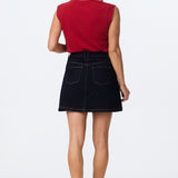 Cap Sleeve Jersey Tank - Dark Cherry