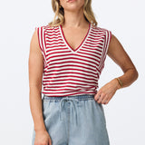 Chambray Denim Drawstring Shorts - Blue Wash