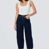 Signature Barrel Leg Jeans - Indigo