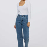 Signature Slim Leg Jeans - Mid Blue Wash