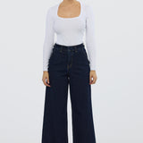 Signature Wide Leg Jeans - Indigo