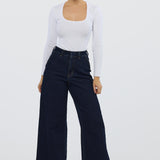 Signature Wide Leg Jeans - Indigo