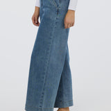 Signature Wide Leg Jeans - Mid Blue Wash